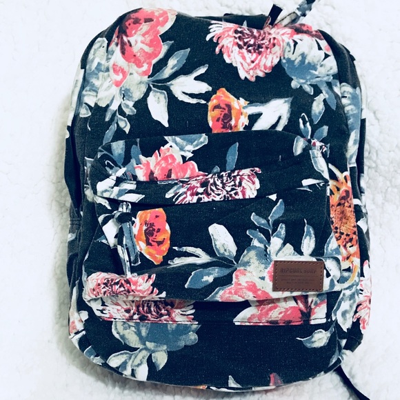 rip curl floral backpack